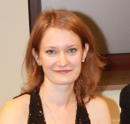 Irina Krasavina - pianistka i Andrzej Leraczyk - dyrektor festiwalu